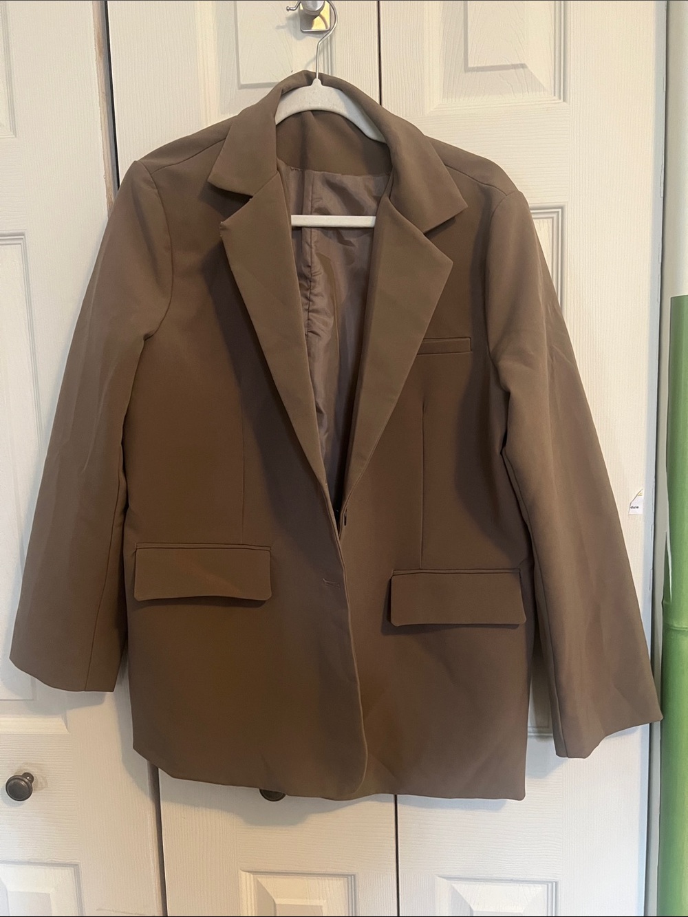 Women’s Brown Blazer Jacket
